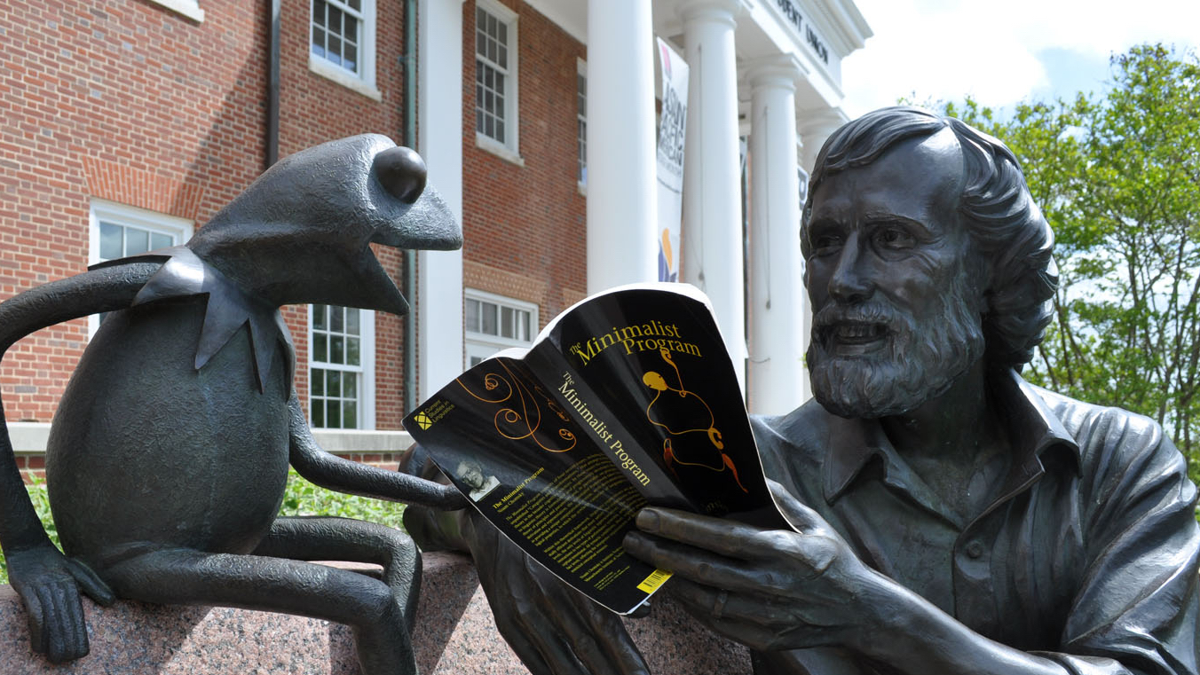 Kermit the Frog learning about Chomsky from Jim Henson